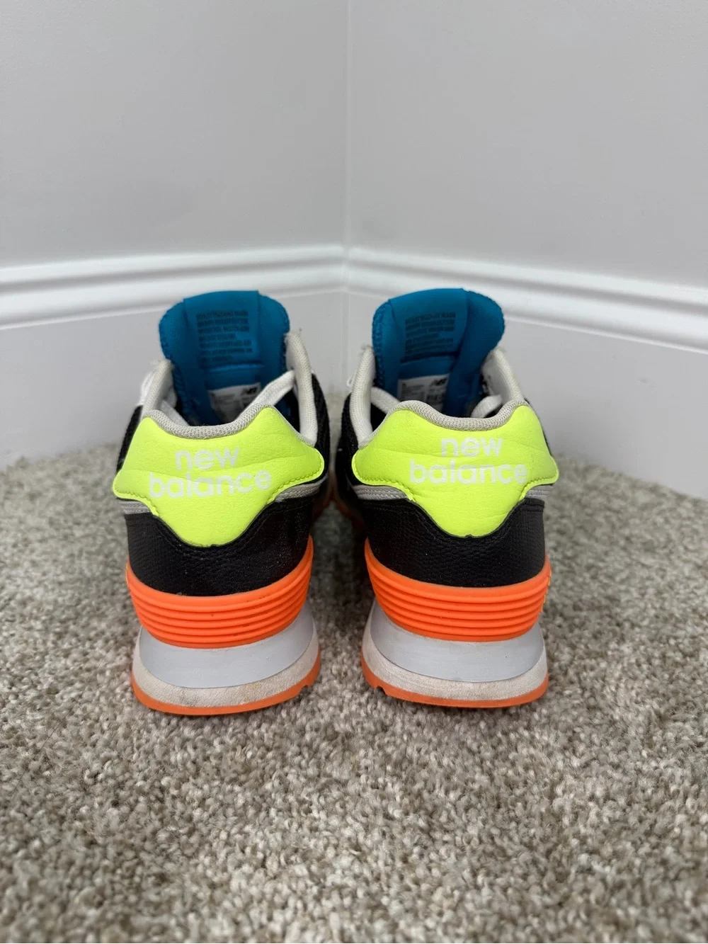 New Balance 574 WL574MSA Women’s Size 8 Blue Black Orange ENCAP Sneakers